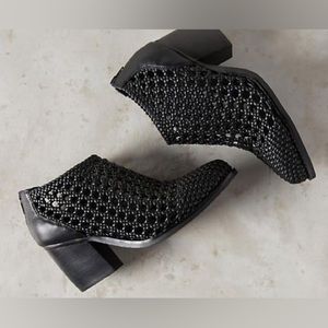 • Size 7.5 Black Gallup Booties by Jeffrey Campbell •